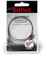 0,33mm Rhino Steel Trace 1x7 0,5m 12kg 2 pieces