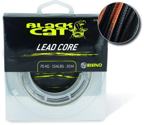 Lead Core 20m 70kg brown/camou