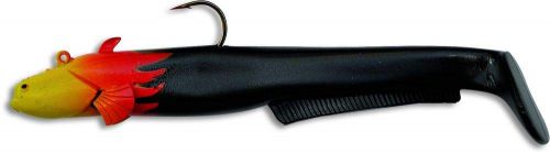 50g 18cm Baby Cat Shad flamed black 2pcs