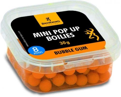 Mini Pop-up Boilie, pre-drilled orange Bubble Gum 8mm 30g