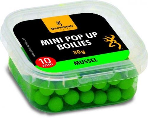 Mini Pop-up Boilie, pre-drilled green Mussel 10mm 30g