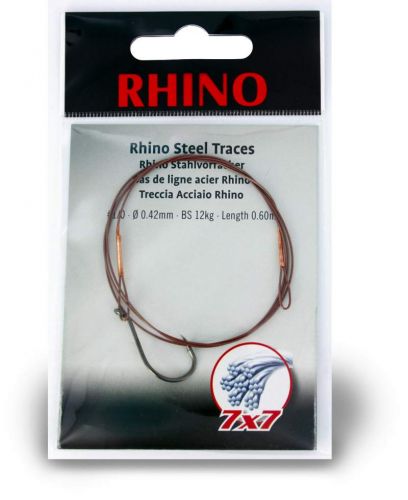 #2/0 Rhino Steel Trace 7x7 15kg 0,45mm 1 pieces 0,6m