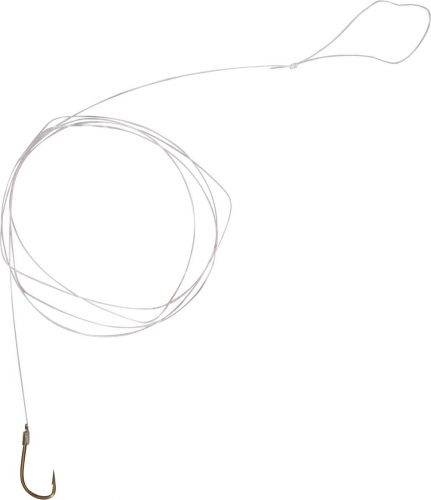 #10 Feeder Big Fish hook-to-nylon bronze 7,5lbs 0,20mm 60cm 8 pieces