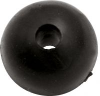 Black Cat Rubber Shock Bead 10 pieces 10mm