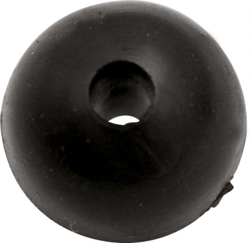 Black Cat Rubber Shock Bead 10 pieces 10mm