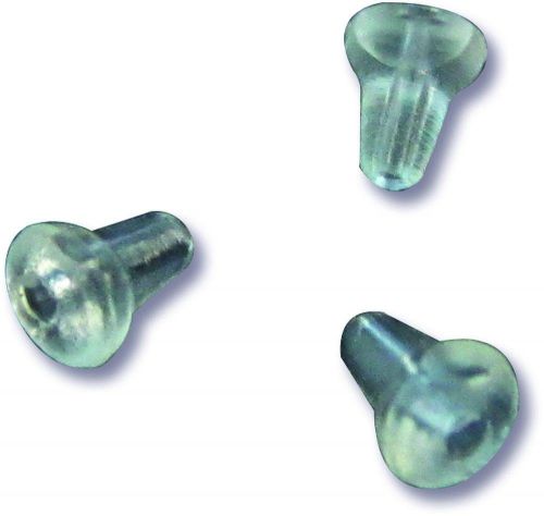 Hook stopper beads transparent 20pcs