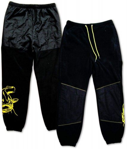 XXXL Fleece Pants black/yellow