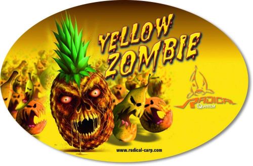 Sticker Yellow Zombie 14,5cm 9,5cm