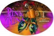 Sticker Pink Tuna 14,5cm 9,5cm