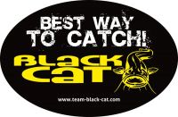 Black Cat Sticker 12cm 8cm