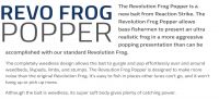REACTION STRIKE REVOLUTION FROG POPPER 55mm