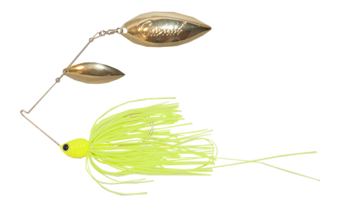 Atlas Spinnerbait 1/2oz Chartreuse - Gold