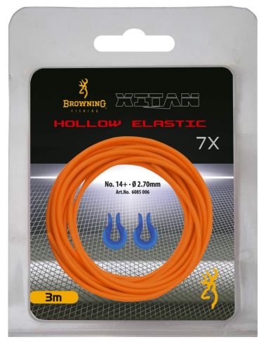 3,00m Stretch 7 Hollow Pole Elastic 14+ orange 2,70mm